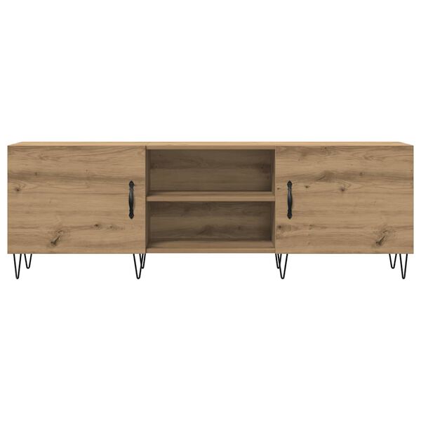 vidaXL TV Cabinet Artisan Oak 150x30x50 cm Engineered Wood