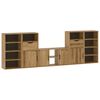 vidaXL 5 Piece TV Units with Storage ODDA Solid Wood Pine