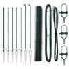 vidaXL Welded Wire Fence with Spikes 10 x 1.4 m (W x H)