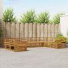 vidaXL Sofa Sets 9 pcs Natural Solid Acacia Wood