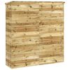 vidaXL Garden Tool Shed 163x50x171 cm Solid Wood Pine