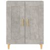 vidaXL Sideboard Concrete Grey 69.5x34x90 cm Engineered Wood