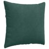 vidaXL Sofa Pillows 2 pcs Dark Green 50 x 50 cm Corduroy Fabric