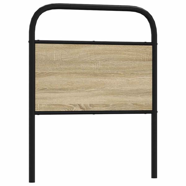vidaXL Replace Headboard Sonoma Oak 80 cm Steel and Engineered Wood