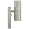 vidaXL Outdoor Wall Light Silver 7 x 10 x 22 cm