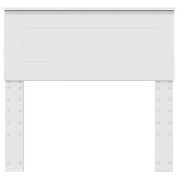 vidaXL Headboard with Headboard White 75 cm Engineered wood