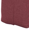 vidaXL Back Pillow Wine Red 140 x 24 x 50 cm Fabric