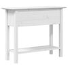 vidaXL Console Table BODO White 90x34.5x73 cm Solid Wood Pine