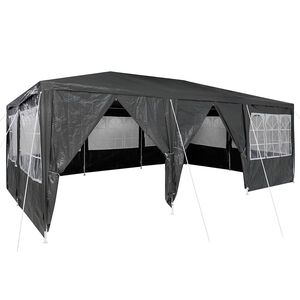 vidaXL Party Tent Anthracite 600 x 400 x 266 cm Polyethylene