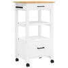 vidaXL Kitchen Trolley MONZA 48x40x88.5 cm Solid Wood Pine