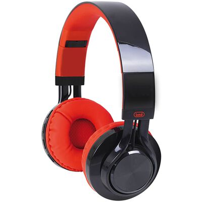 Trevi Stereo Bluetooth Headphones DJ 1300 BTR Red TR-018