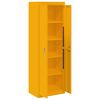 vidaXL Storage Cabinet 2 pcs Mustard Yellow 60 x 40 x180 cm
