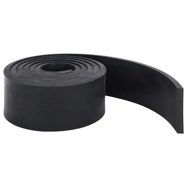 vidaXL Rubber Edge for Snow Plow Black 250x10x1 cm