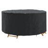 vidaXL Outdoor Furniture Cover Black 200 x 200 x 105 cm 210D fabric