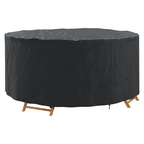vidaXL Outdoor Furniture Cover Black 200 x 200 x 105 cm 210D fabric