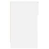 vidaXL Bedside Cabinet with Drawer White 20x36x60 cm