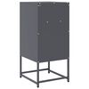 vidaXL Bedside Cabinet Anthracite 36x39x78 cm Cold-rolled Steel