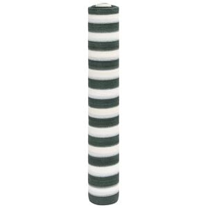 vidaXL Privacy Net Green and White 1.8x50 m HDPE 75 g/m&sup2;