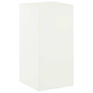 vidaXL Plant Stand White 40 x 40 x 80 cm Steel