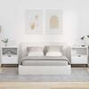 vidaXL Bedside Cabinet 2 pcs White 49 x 36 x 61 cm Engineered wood