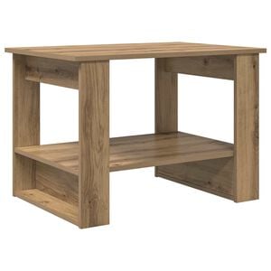 vidaXL Coffee Table Artisan Oak 72 x 50 x 50 cm Engineered Wood