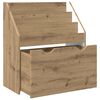 vidaXL Kids Bookshelf Artisan Oak 60 x 29.5 x 69 cm Engineered Wood