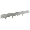vidaXL Lawn Edging 50 pcs 100 x 15 cm Steel Silver