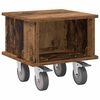 vidaXL TV Stand 37 x 35 x 35 cm Old Wood Engineered Wood