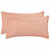 vidaXL Cushion Cover 2 pcs HOUTEN Pink 40 x 80 cm Boucl&eacute;