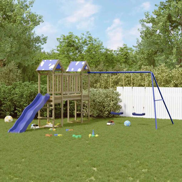 vidaXL Outdoor Playset Impregnated Wood Pine