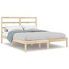 vidaXL Bed Frame without Mattress 120x190 cm Small Double Solid Wood