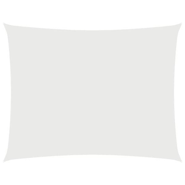 vidaXL Sunshade Sail Oxford Fabric Rectangular 2x3.5 m White