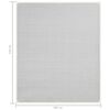 vidaXL Magnetic Insect Screen for Windows White 100x120 cm Fibreglass