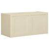vidaXL Cushion Box Angora White 86x40x42 cm 85 L