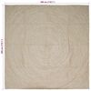 vidaXL Area Rugs Square Natural and White 300 x 300 cm Jute