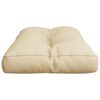 vidaXL Pallet Cushion Beige 80x40x12 cm Fabric