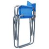 vidaXL Director's Chairs 2 pcs Steel Blue