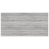 vidaXL Wall Shelves 4 pcs Grey Sonoma 100x50x1.5 cm Engineered Wood