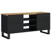 vidaXL TV Cabinet 100x33x46 cm Solid Wood Mango&Engineered Wood