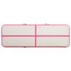 vidaXL Inflatable Gymnastics Mat with Pump 300x100x20 cm PVC Pink