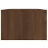 vidaXL Wall Cabinet Brown Oak 68x30x20 cm Engineered Wood