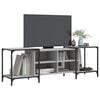 vidaXL TV Cabinet Grey Sonoma 153x37x50 cm Engineered Wood