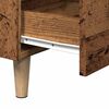 vidaXL Bedside Cabinet Old Wood 40x35x69 cm Engineered Wood