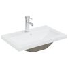 vidaXL Sink Cabinet with Built-in Basin White Engineered Wood