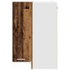 vidaXL Hanging Cabinet with Storage Old Wood and White 57 x 57 x 80 cm