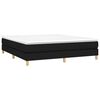 vidaXL Box Spring Bed Frame Black Super King Fabric (UK/IE/FI/NO only)