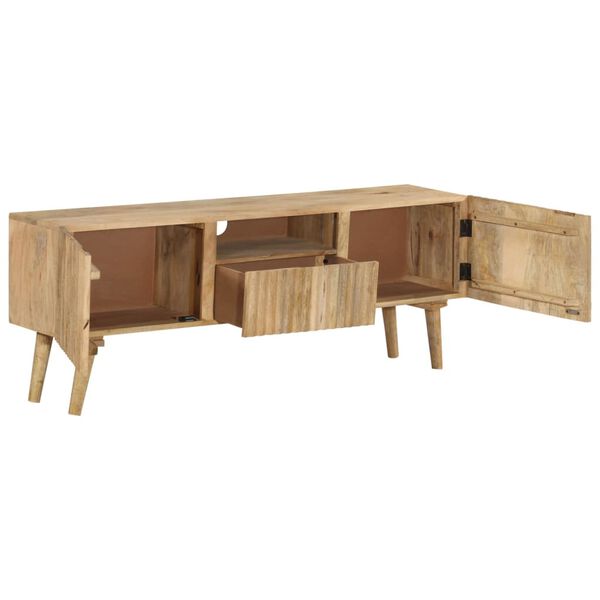 vidaXL TV Cabinet 140x30x49 cm Solid Mango Wood