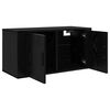 vidaXL Wall-mounted TV Cabinet Set 3 pcs Black Oak 80 x 34.5 x 40 cm