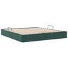 vidaXL Storage Bed with Mattress Dark Green 180 x 200 cm Velvet