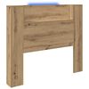 vidaXL Headboard Artisan Oak 120 x 15 x 103.5 cm Engineered Wood